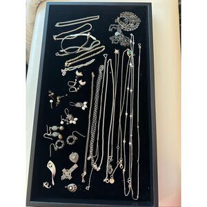 Sterling silver bundle 28 wearable pieces